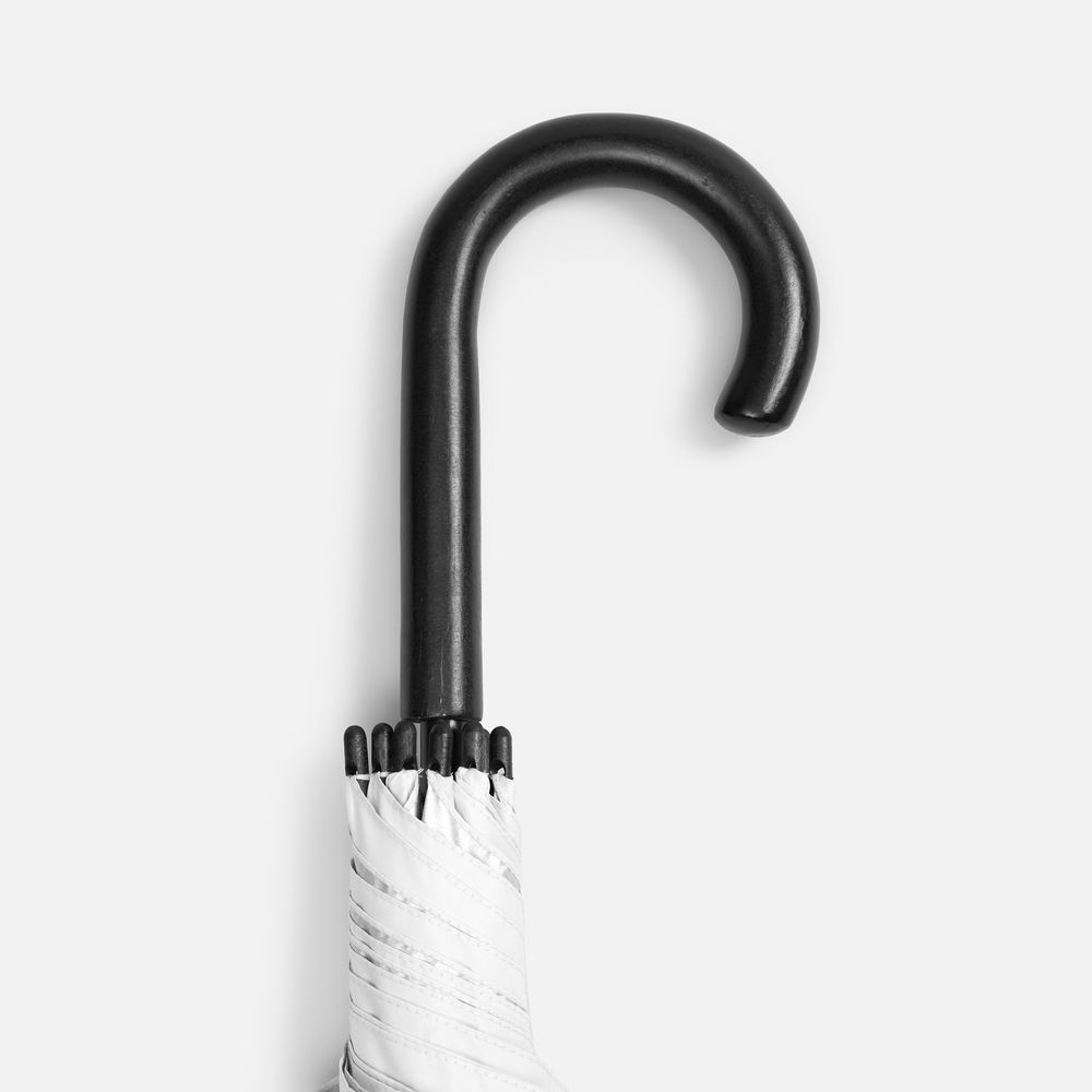 Зонт-трость Standard, серебристый - фото от интернет-магазина подарков Хочу Дарю