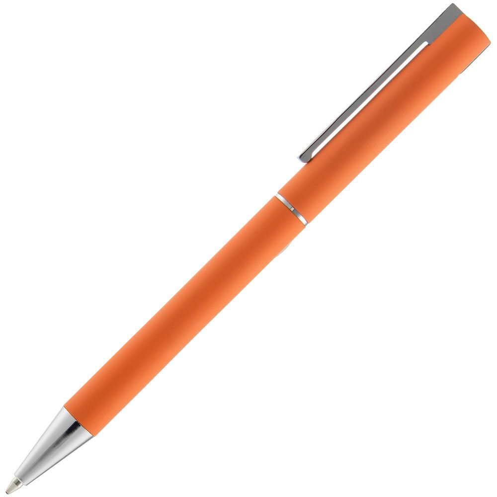 Ручка шариковая Blade Soft Touch, оранжевая - фото от интернет-магазина подарков ХочуДарю