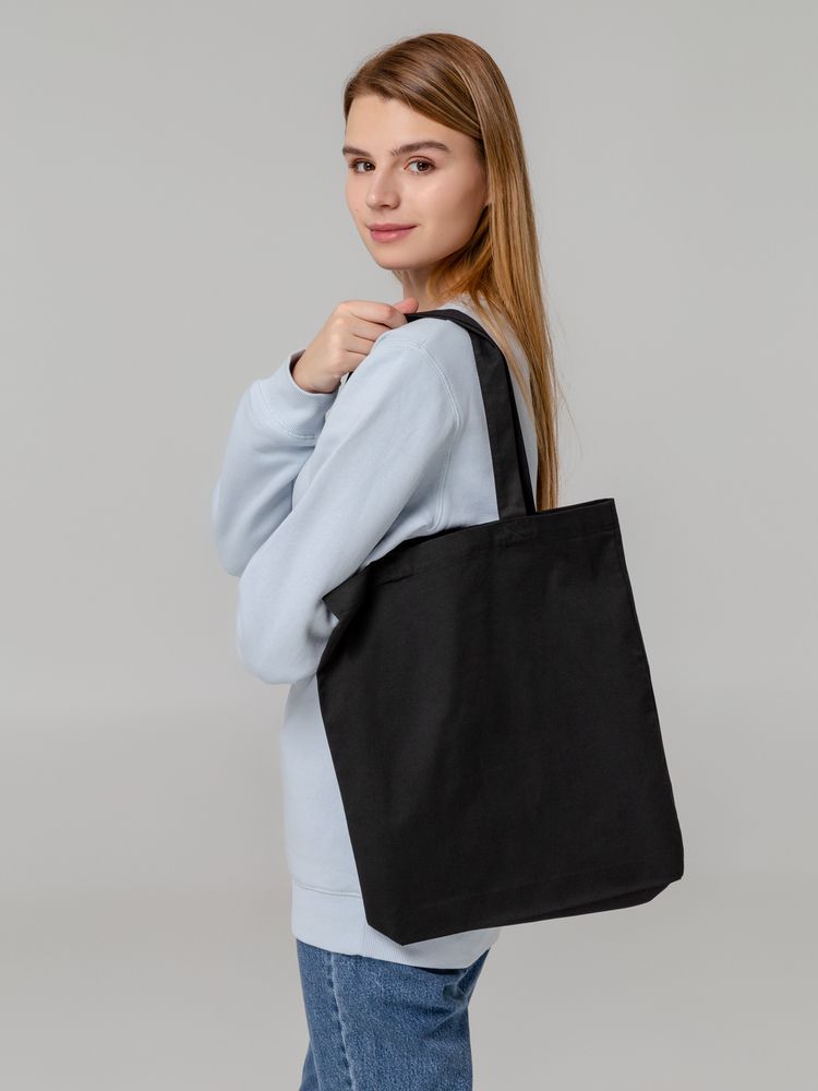 Холщовая сумка Avoska, черная - фото от интернет-магазина подарков Хочу Дарю