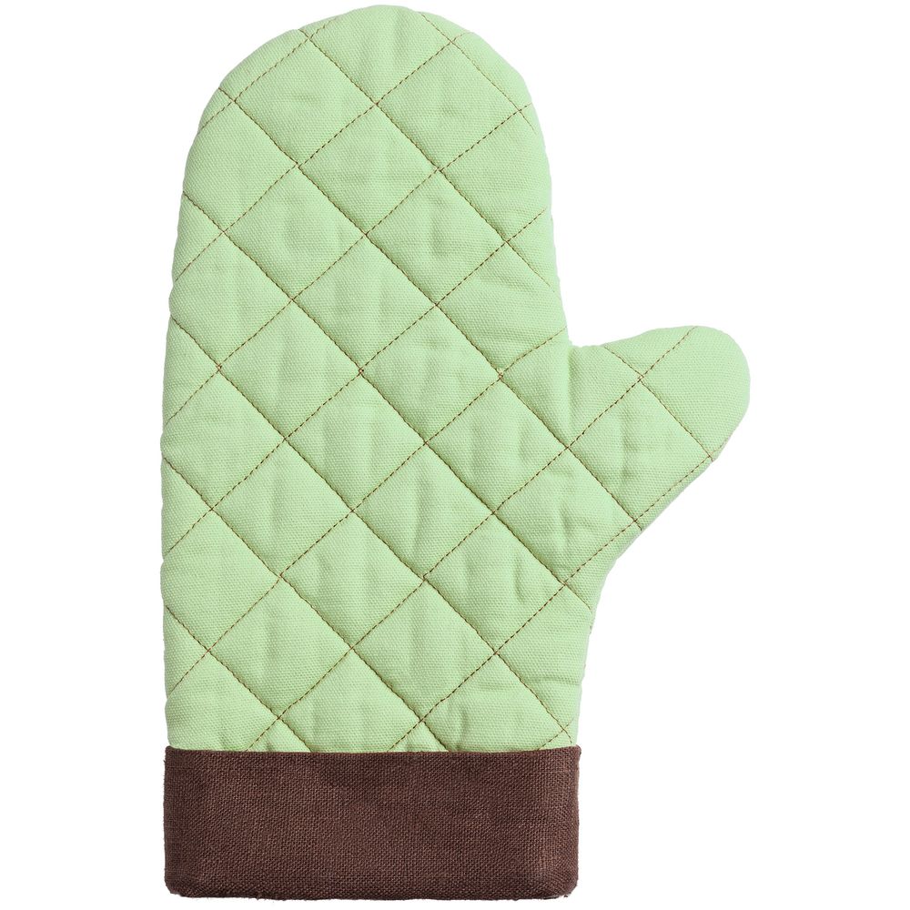 Прихватка-рукавица Keep Palms, зеленая - фото от интернет-магазина подарков Хочу Дарю