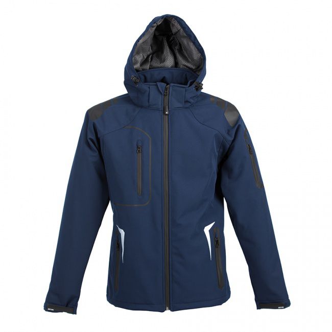 Куртка мужская "ARTIC", тёмно-синий,L, 97% полиэстер, 3% эластан,  320 г/м2 - фото от интернет-магазина подарков ХочуДарю
