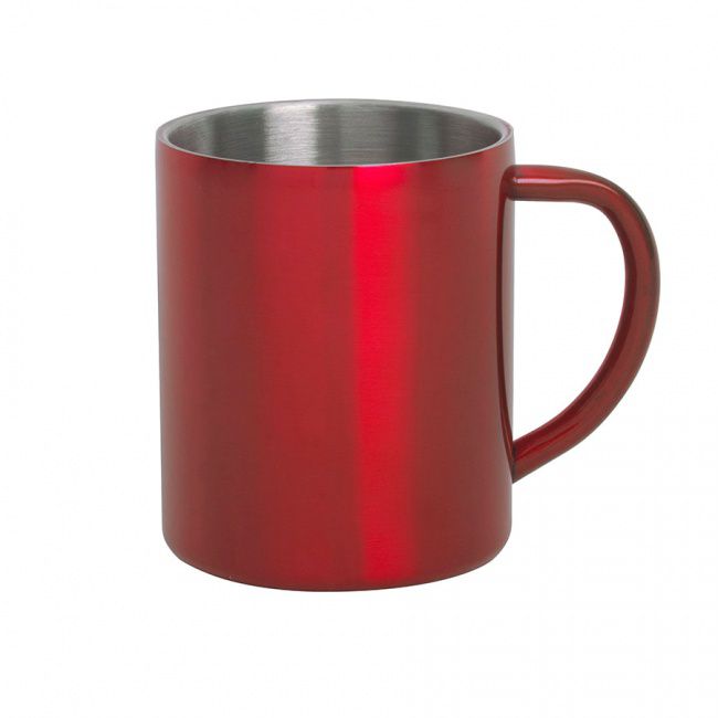 Кружка YOZAX; 280 мл; красный, нержавеющая сталь; лазерная гравировка - фото от интернет-магазина подарков Хочу Дарю