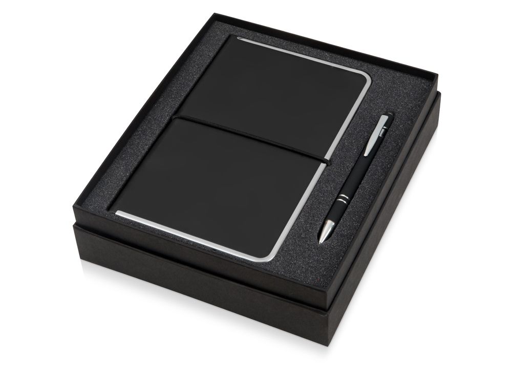 Подарочный набор Silver Sway с ручкой и блокнотом А5 - фото от интернет-магазина подарков Хочу Дарю
