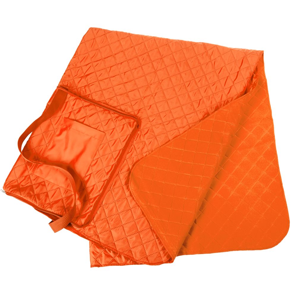 Плед для пикника Soft & Dry, темно-оранжевый - фото от интернет-магазина подарков Хочу Дарю