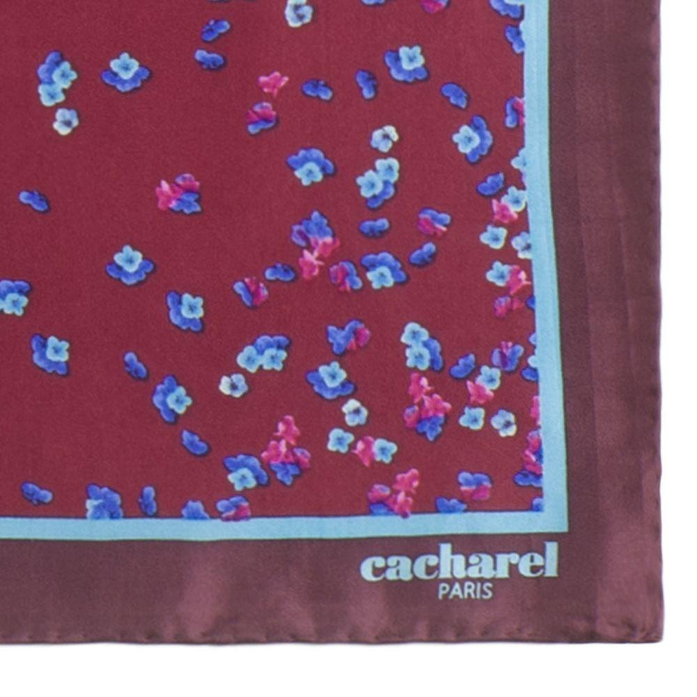 Платок Tourbillon Silk, бордовый - фото от интернет-магазина подарков Хочу Дарю