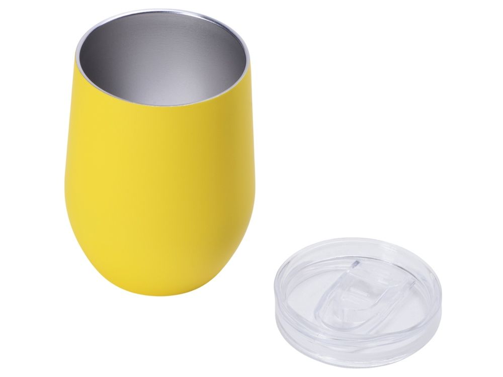 Термокружка «Vacuum mug C1», soft touch, 370 мл, желтый - фото от интернет-магазина подарков Хочу Дарю