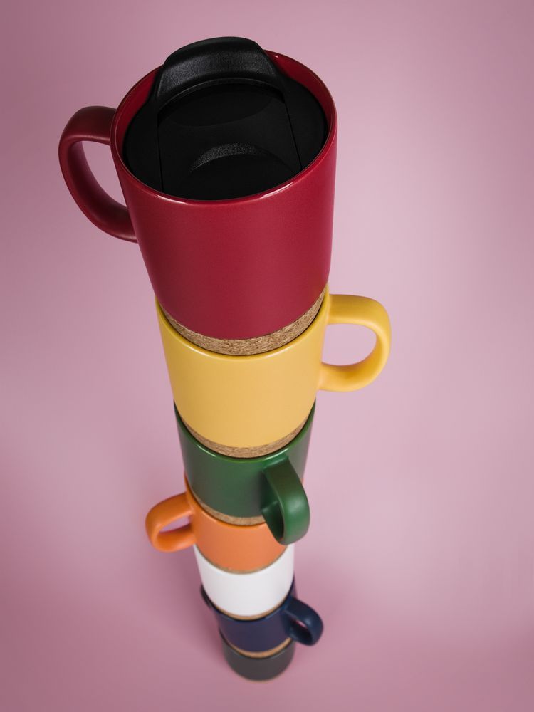 Кружка Corky Walk, красная - фото от ХочуДарю