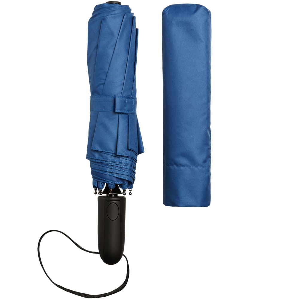Складной зонт Magic с проявляющимся рисунком, синий - фото от интернет-магазина подарков Хочу Дарю