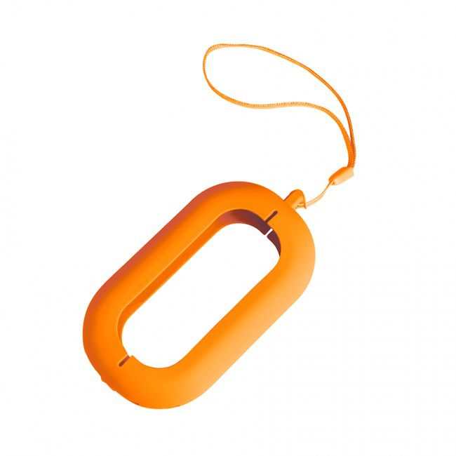 Обложка с ланъярдом к зарядному устройству "Seashell-2", оранжевый,силикон - фото от интернет-магазина подарков Хочу Дарю