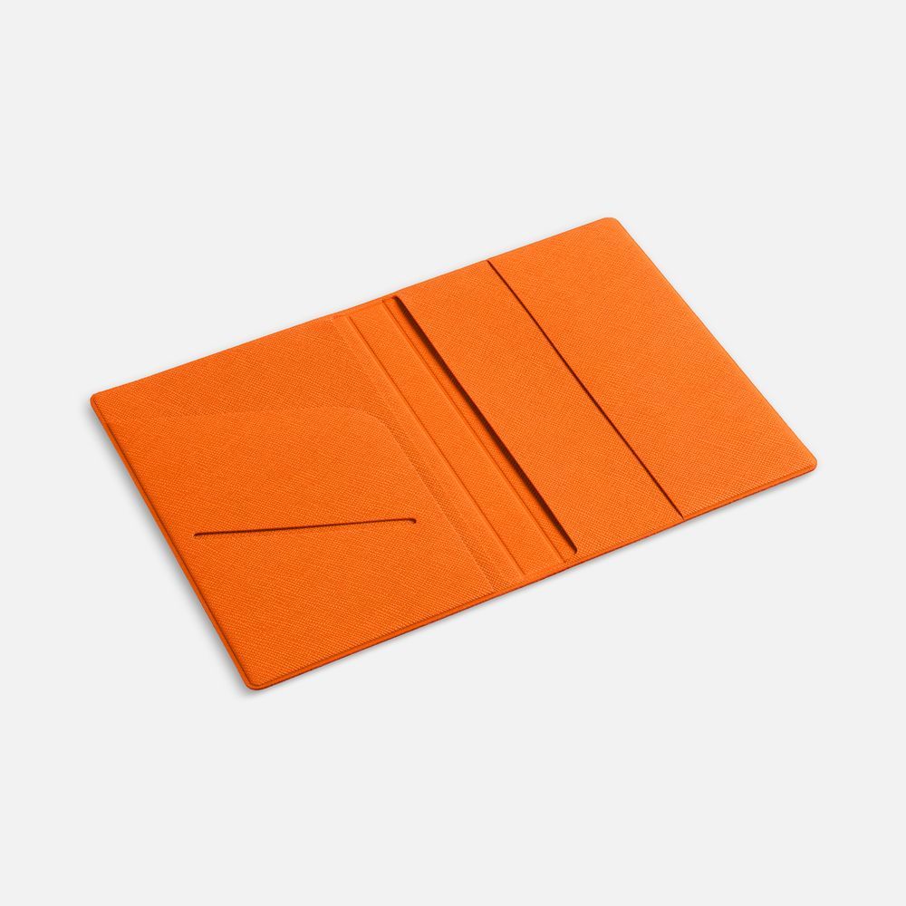 Обложка для паспорта Devon, оранжевая - фото от интернет-магазина подарков Хочу Дарю