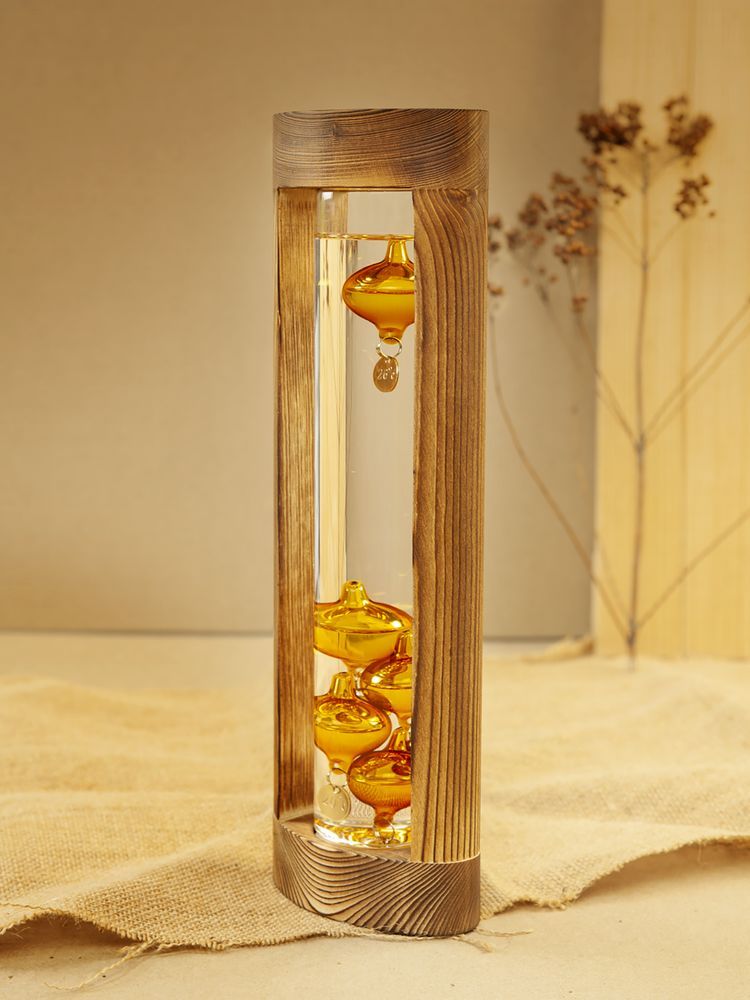 Термометр «Галилео» в деревянном корпусе - фото от интернет-магазина подарков Хочу Дарю