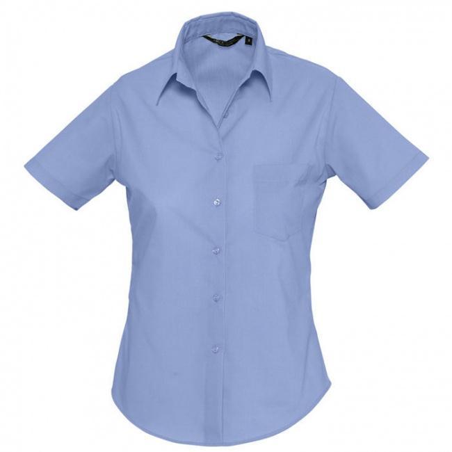 Рубашка"Escape", васильковый_S, 65% полиэстер, 35% хлопок, 105г/м2 - фото от интернет-магазина подарков ХочуДарю