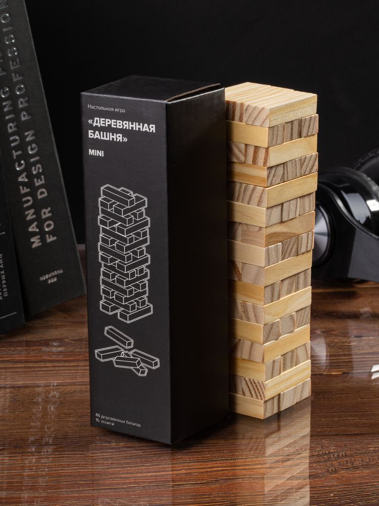 Игра «Деревянная башня мини» - фото от интернет-магазина подарков Хочу Дарю