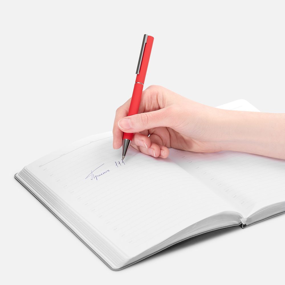 Ручка шариковая Blade Soft Touch, красная - фото от ХочуДарю