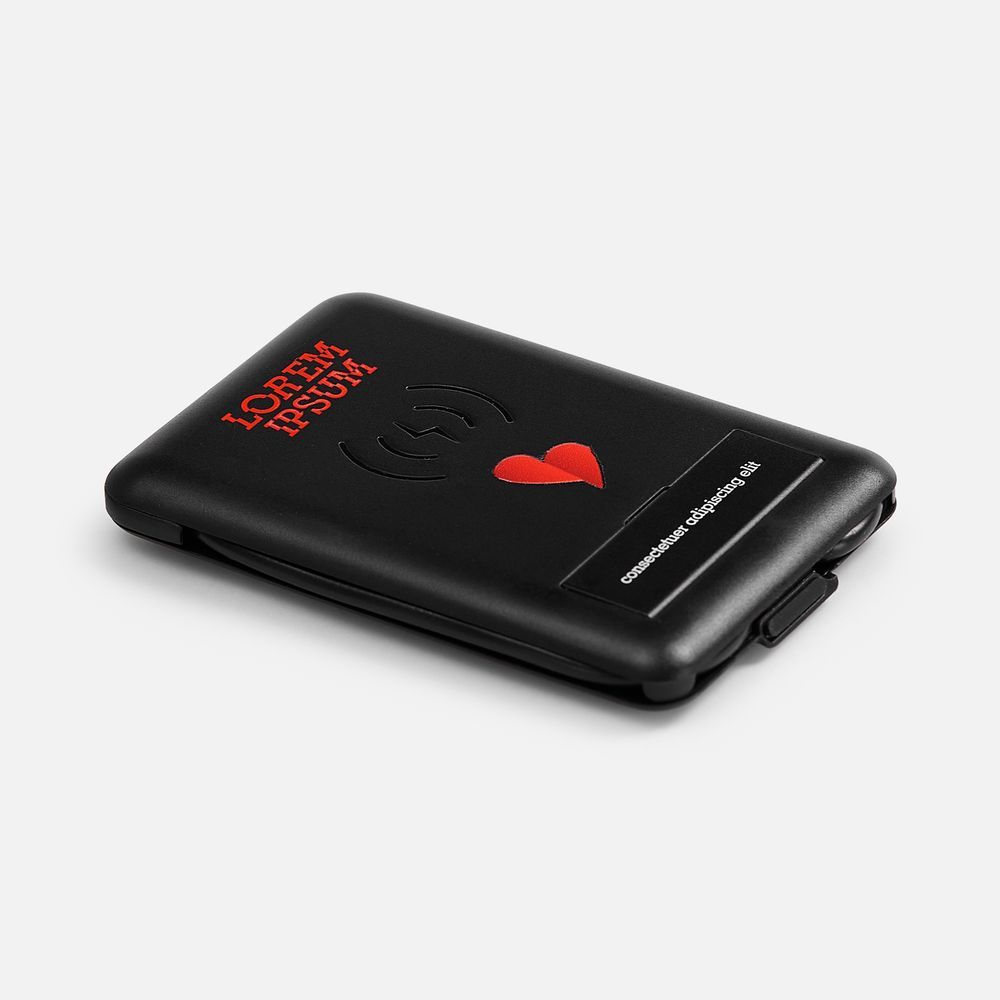 Органайзер с беспроводной зарядкой и набором адаптеров Octopod, черный - фото от ХочуДарю