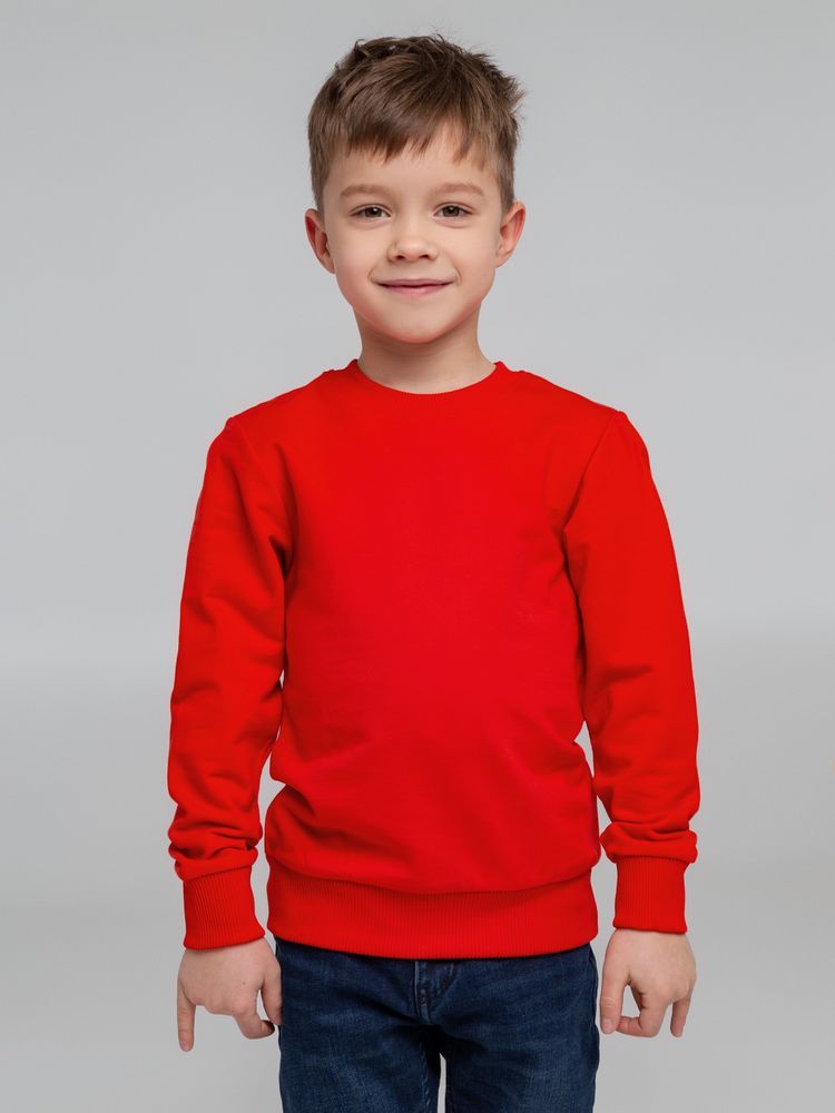Свитшот детский Toima kids, красный - фото от интернет-магазина подарков Хочу Дарю