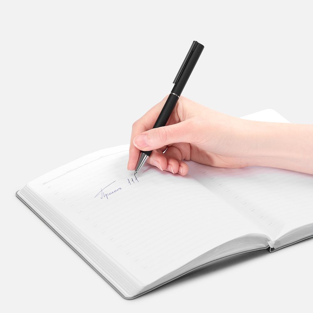 Ручка шариковая Blade Soft Touch, черная - фото от ХочуДарю