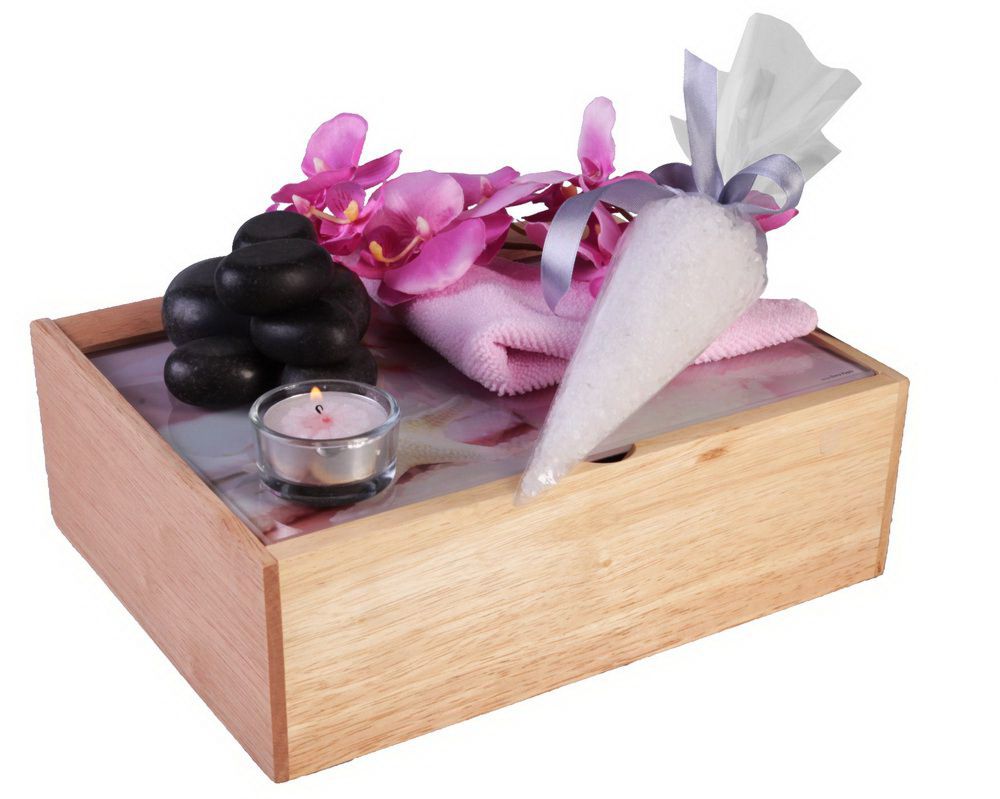 Деревянная шкатулка Bath Accessories - фото от интернет-магазина подарков Хочу Дарю