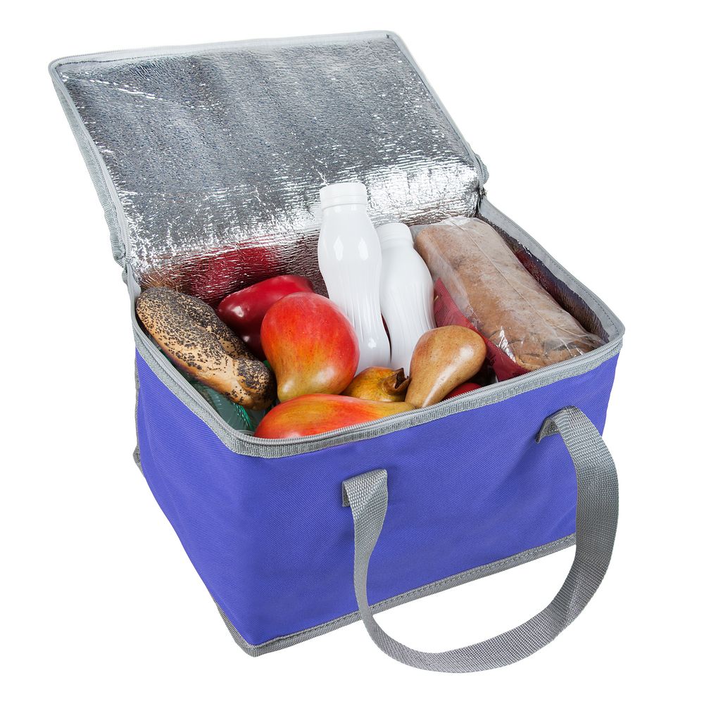 Сумка холодильник Glacier, синяя - фото от интернет-магазина подарков Хочу Дарю