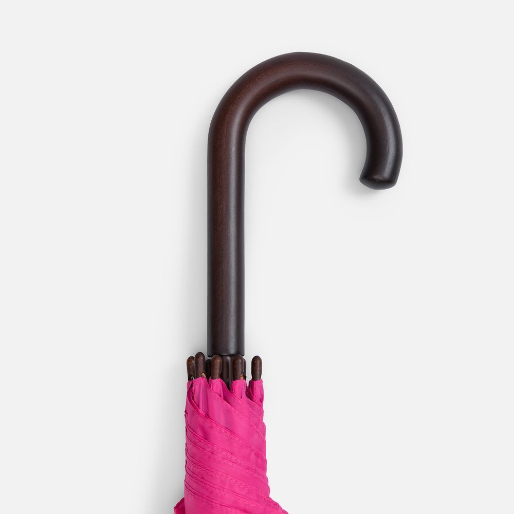 Зонт-трость Standard, ярко-розовый (фуксия) - фото от интернет-магазина подарков Хочу Дарю