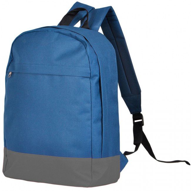 Рюкзак "URBAN",  синий/серый, 39х27х10 cм, полиэстер 600D - фото от интернет-магазина подарков Хочу Дарю