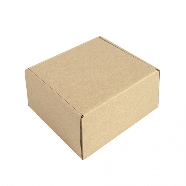 Коробка подарочная mini BOX, размер 16*15*8 см, картон МГК бур., самосборная - фото от интернет-магазина подарков ХочуДарю