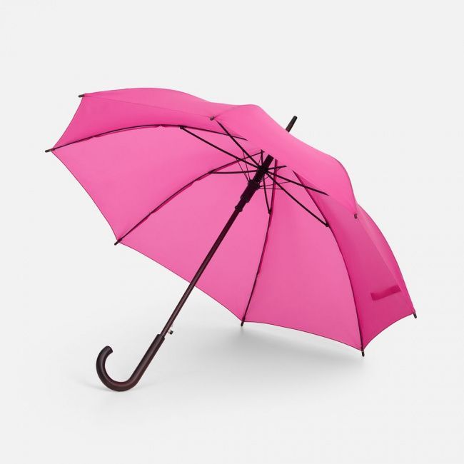 Зонт-трость Standard, ярко-розовый (фуксия) - фото от интернет-магазина подарков Хочу Дарю