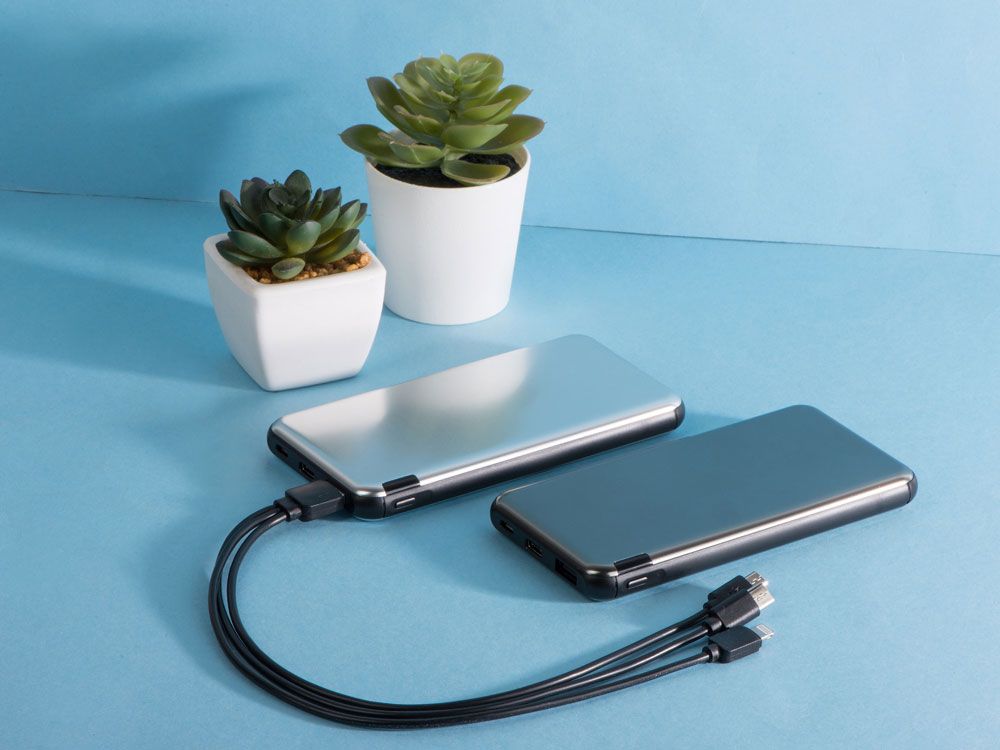 Внешний аккумулятор «Forge» v.2 , 10000 mAh, серый - фото от ХочуДарю