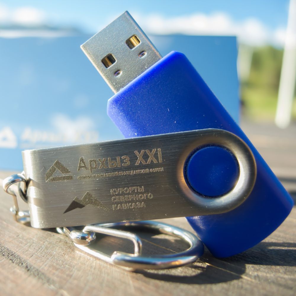 фото Флешка Twist, синяя, 8 Гб от интернет-магазина Хочу Дарю Флешка Twist, синяя, 8 Гб - фото от интернет-магазина подарков Хочу Дарю