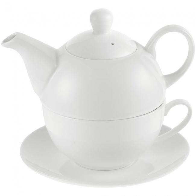 Чайный набор «Эгоист», белый - фото от интернет-магазина подарков Хочу Дарю