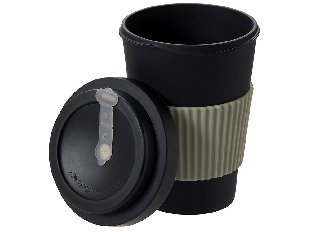 Термокружка из натуральных волокон «Muffin», черный - фото от интернет-магазина подарков Хочу Дарю