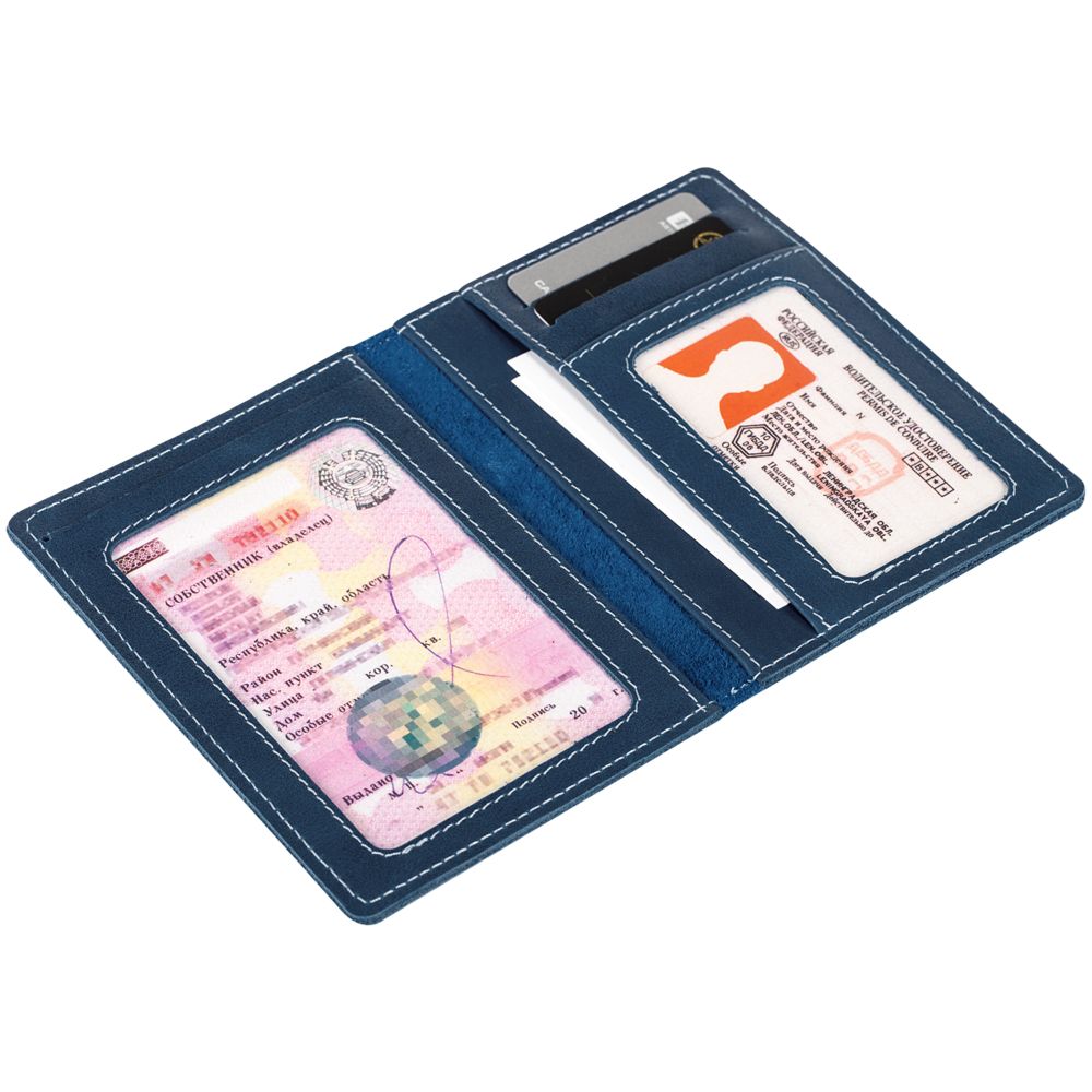 Бумажник водителя Apache, синий - фото от интернет-магазина подарков Хочу Дарю