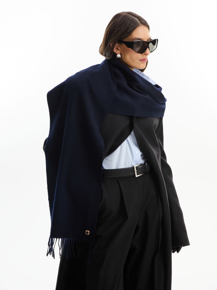 Шарф Graceful, синий - фото от интернет-магазина подарков Хочу Дарю