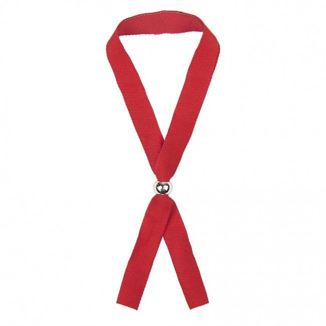 Промо-браслет MENDOL, 34,5х1,2см, красный, полиэстер - фото от интернет-магазина подарков ХочуДарю