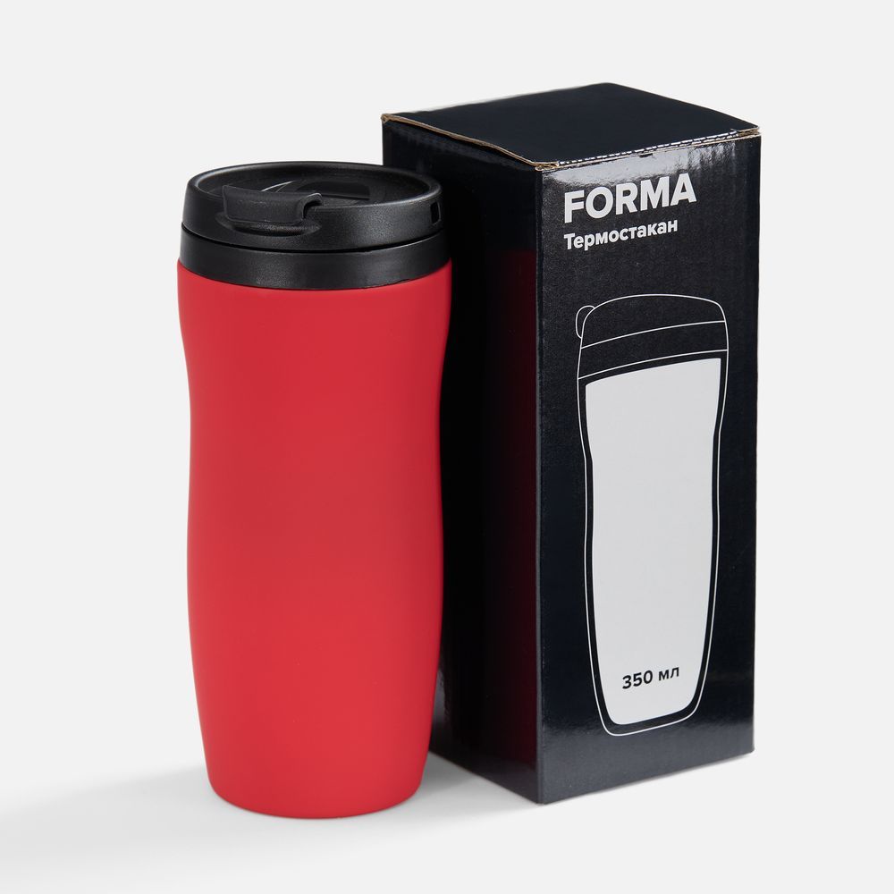 Термостакан Forma, красный - фото от интернет-магазина подарков Хочу Дарю