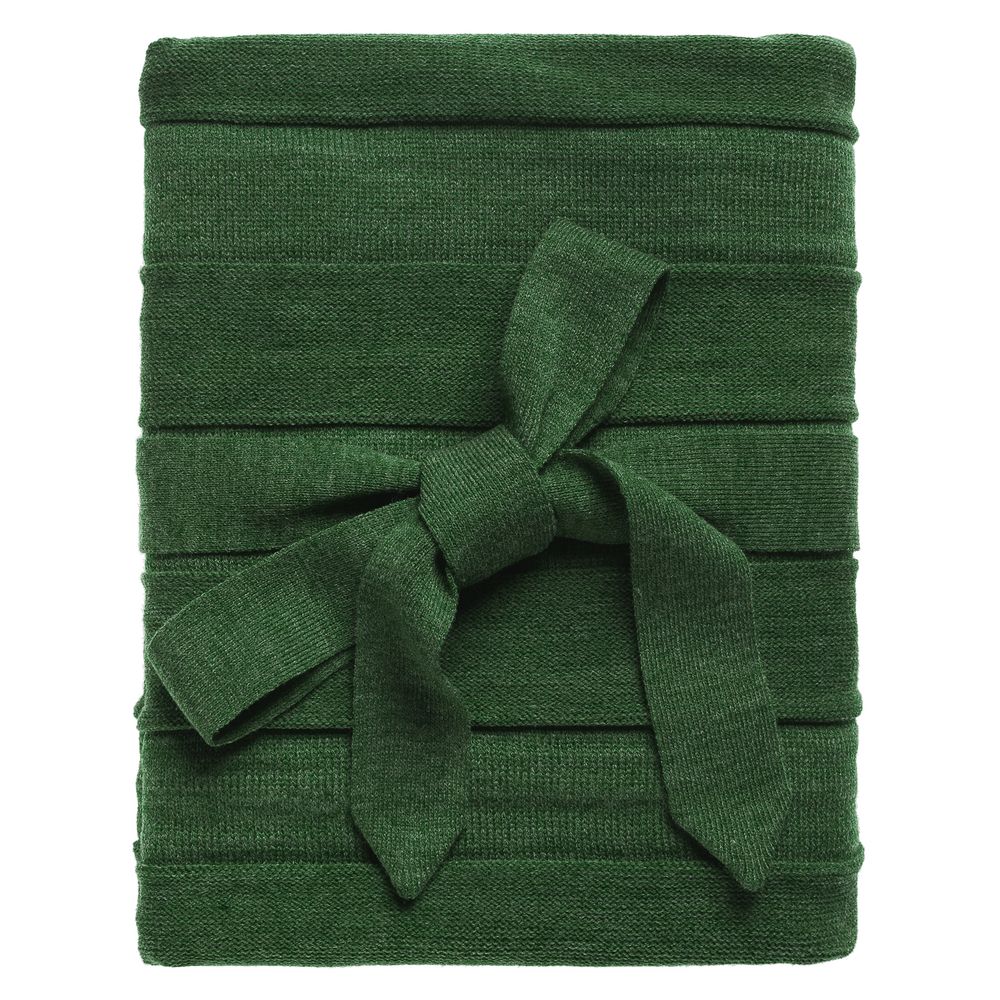 Плед Pleat, зеленый - фото от интернет-магазина подарков Хочу Дарю