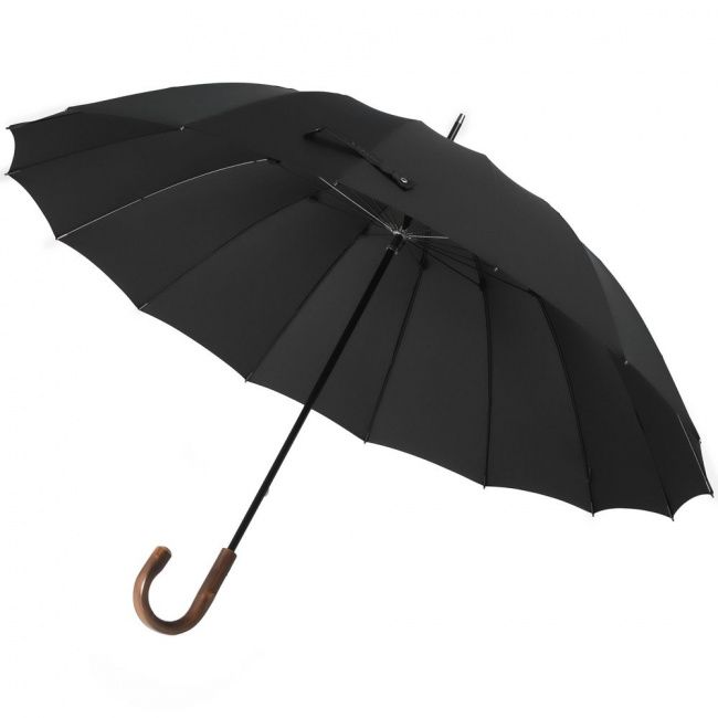 Зонт-трость Big Boss, черный - фото от интернет-магазина подарков Хочу Дарю