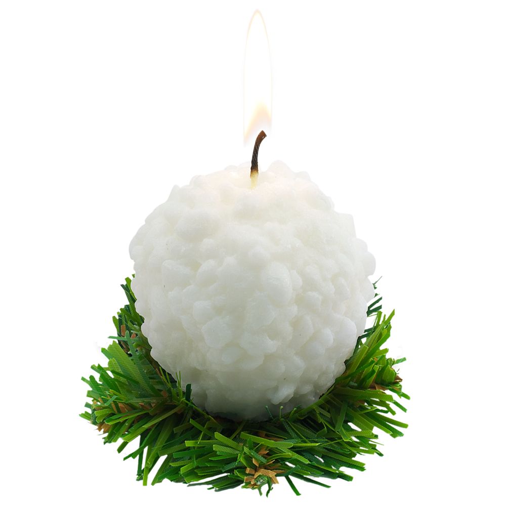 Свеча «Снежок» - фото от интернет-магазина подарков Хочу Дарю