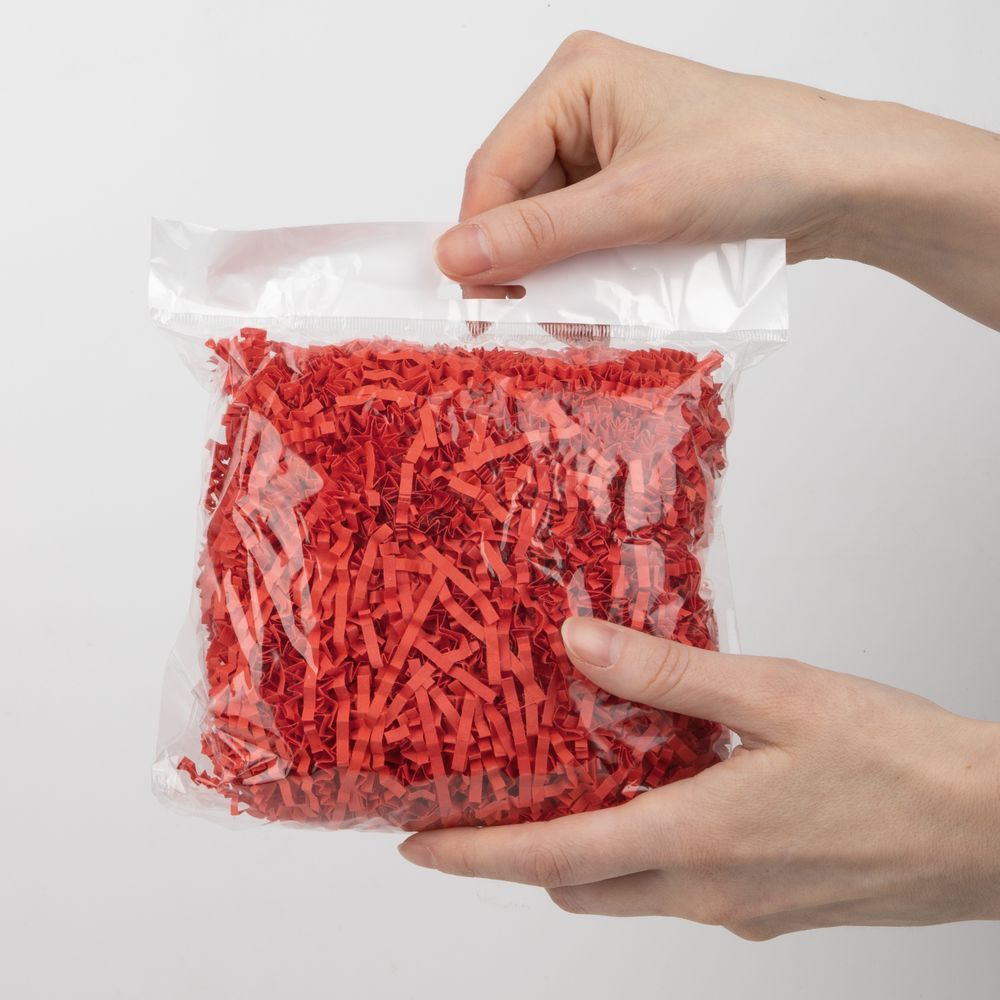 фото Бумажный наполнитель Chip, красный от ХочуДарю Бумажный наполнитель Chip, красный - фото от ХочуДарю