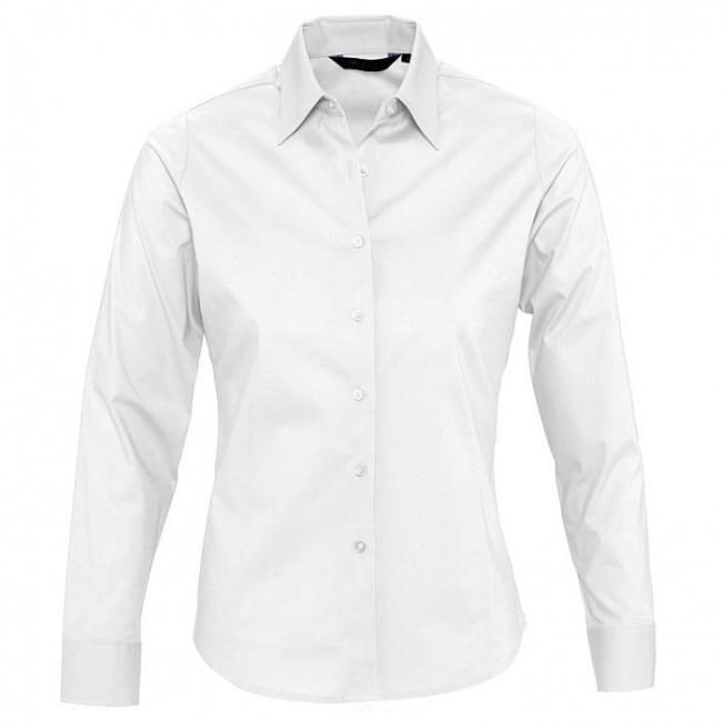Рубашка "Eden", белый_2XL, 97% хлопок, 3% эластан, 140г/м2 - фото от интернет-магазина подарков ХочуДарю