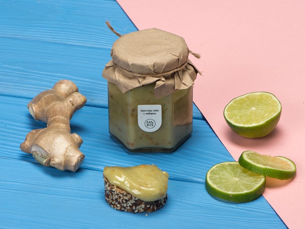 Крем-мёд с лаймом и имбирем - фото от интернет-магазина подарков Хочу Дарю