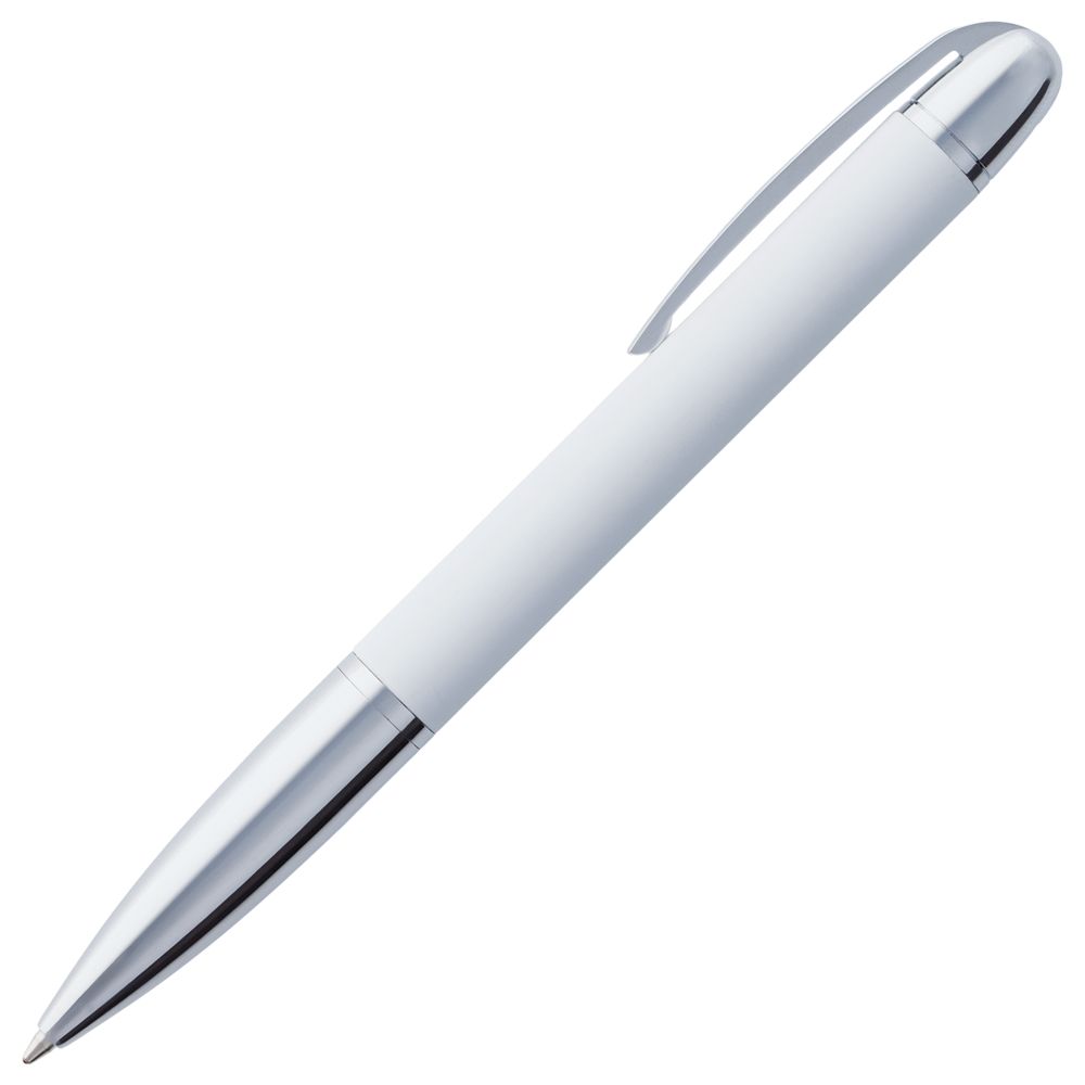 Ручка шариковая Arc Soft Touch, белая - фото от интернет-магазина подарков ХочуДарю