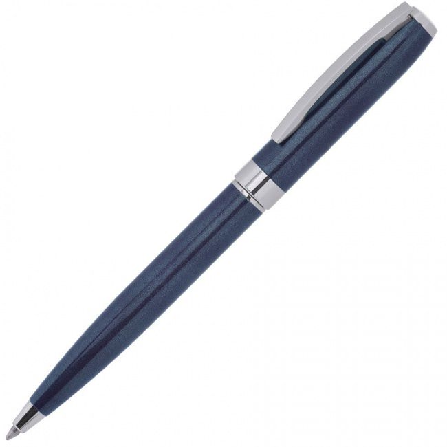 ROYALTY, ручка шариковая, синий/серебро, металл, лаковое покрытие - фото от интернет-магазина подарков ХочуДарю