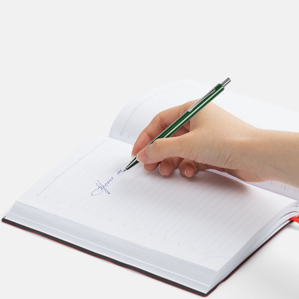 Ручка шариковая Mastermind, зеленая - фото от ХочуДарю