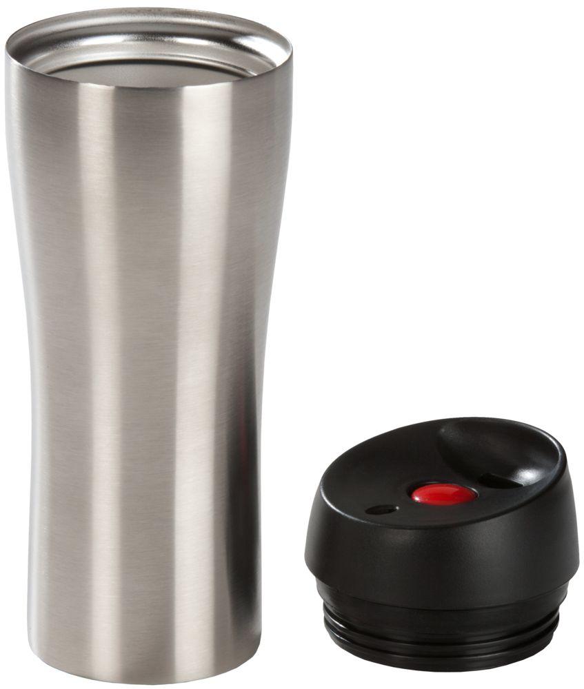 Термостакан Solingen, вакуумный, герметичный, серебристый - фото от интернет-магазина подарков Хочу Дарю