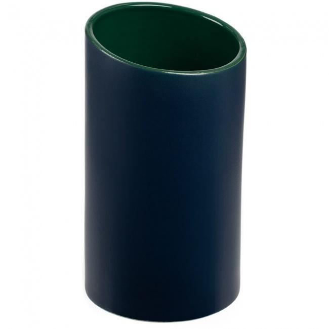 Ваза Form Fluid, средняя, сине-зеленая - фото от интернет-магазина подарков Хочу Дарю