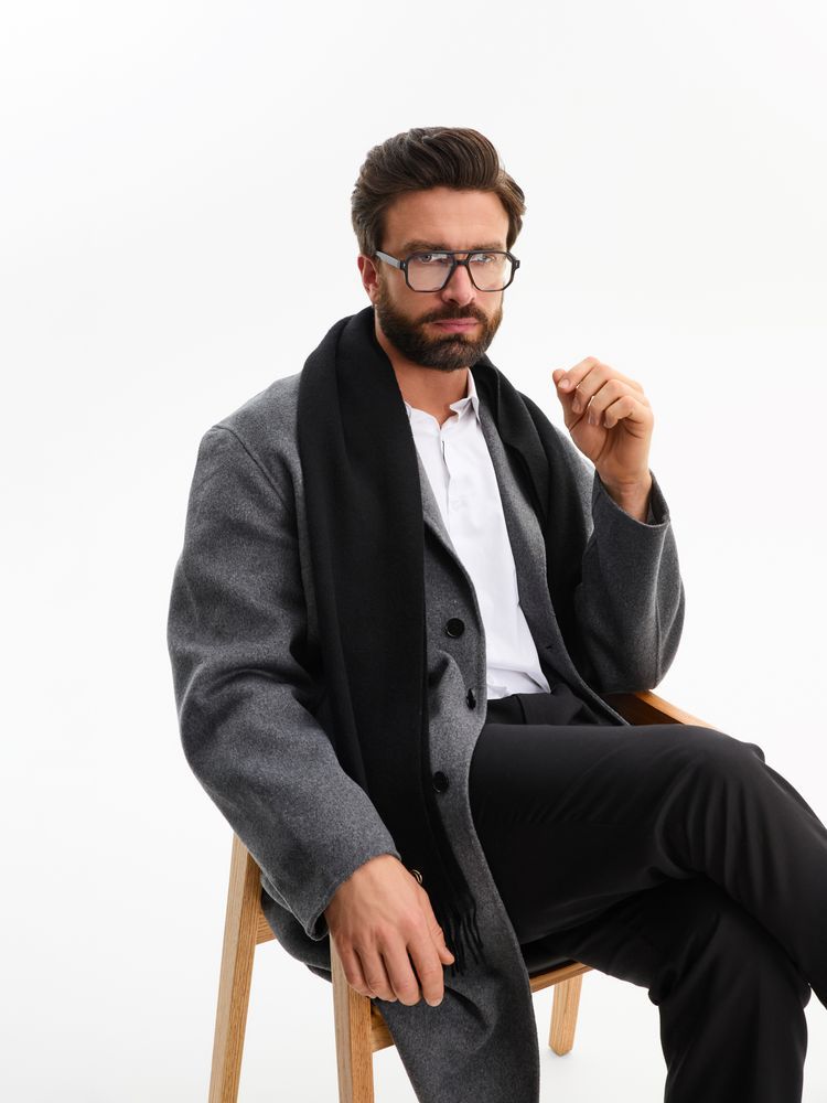 Шарф Noble, черный - фото от интернет-магазина подарков Хочу Дарю