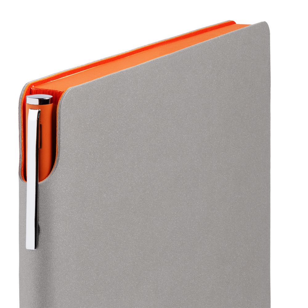 Набор Flexpen, серебристо-оранжевый - фото от интернет-магазина подарков Хочу Дарю