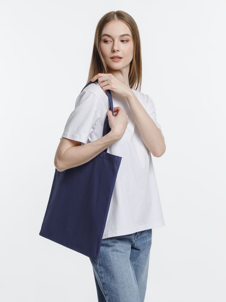 Холщовая сумка Neat 140, синяя - фото от интернет-магазина подарков Хочу Дарю