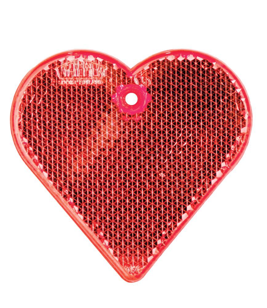 Пешеходный светоотражатель «Сердце», красный - фото от интернет-магазина подарков Хочу Дарю